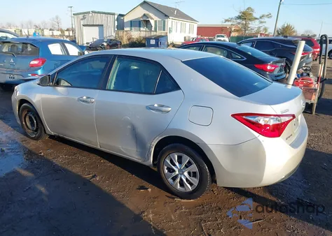 2015 Toyota Corolla L z USA, uszkodzony, nr VIN 2T1BURHE9FC346015